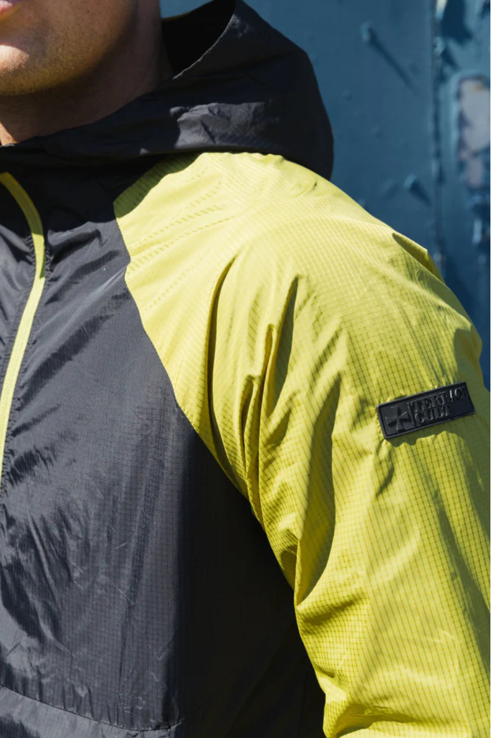 ROCCO JACKET :: ZWART/ACID GROEN