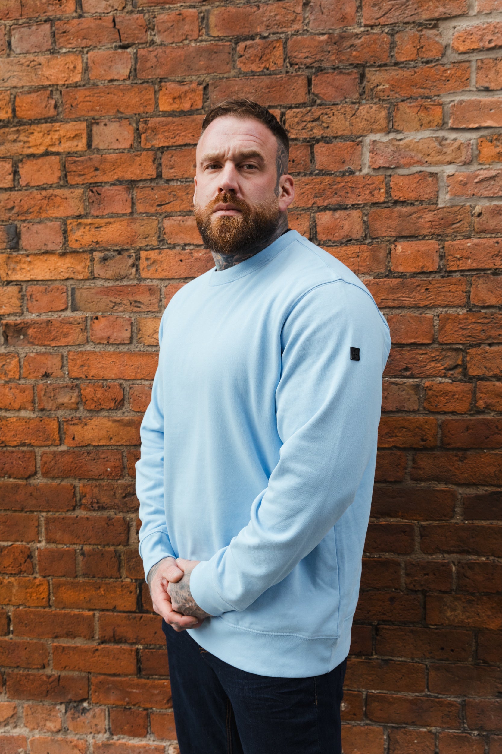 GHOST SWEATER :: LICHT BLAUW