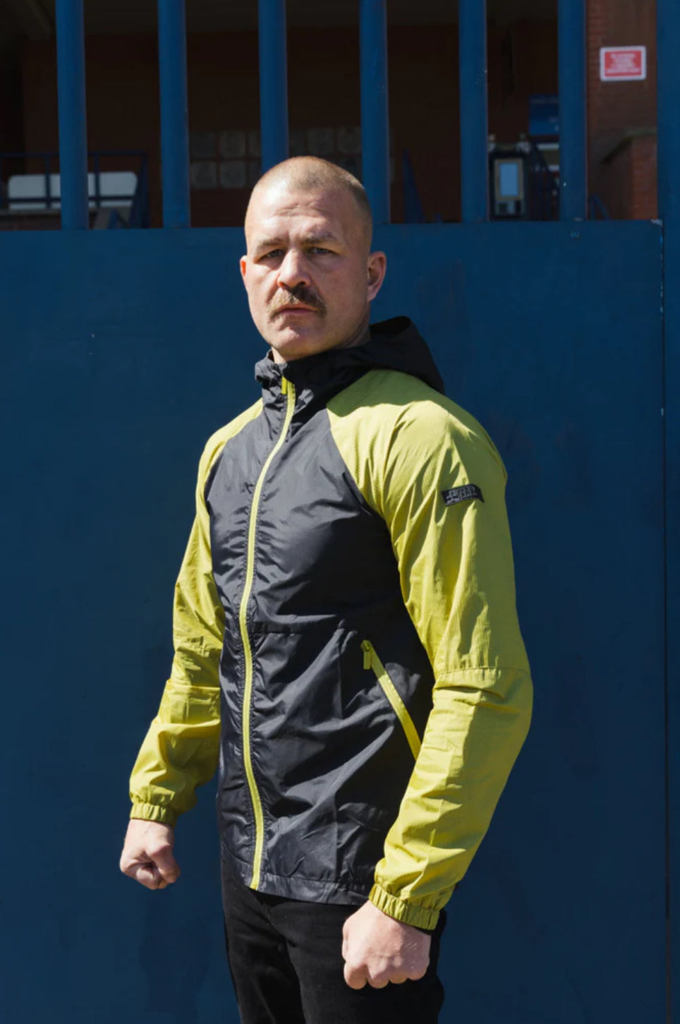 ROCCO JACKET :: ZWART/ACID GROEN