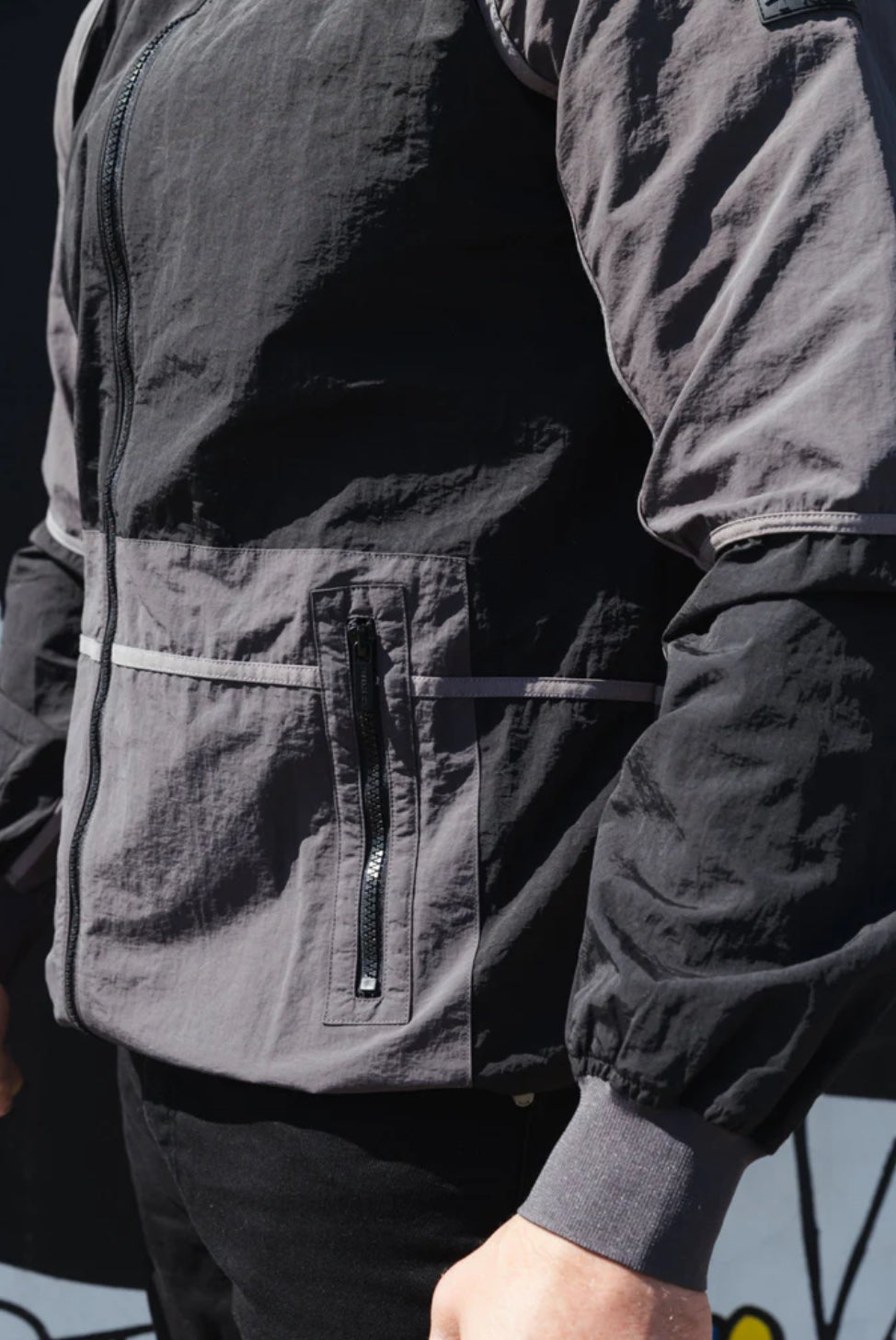 GALLO JACKET :: GRIJS/ZWART