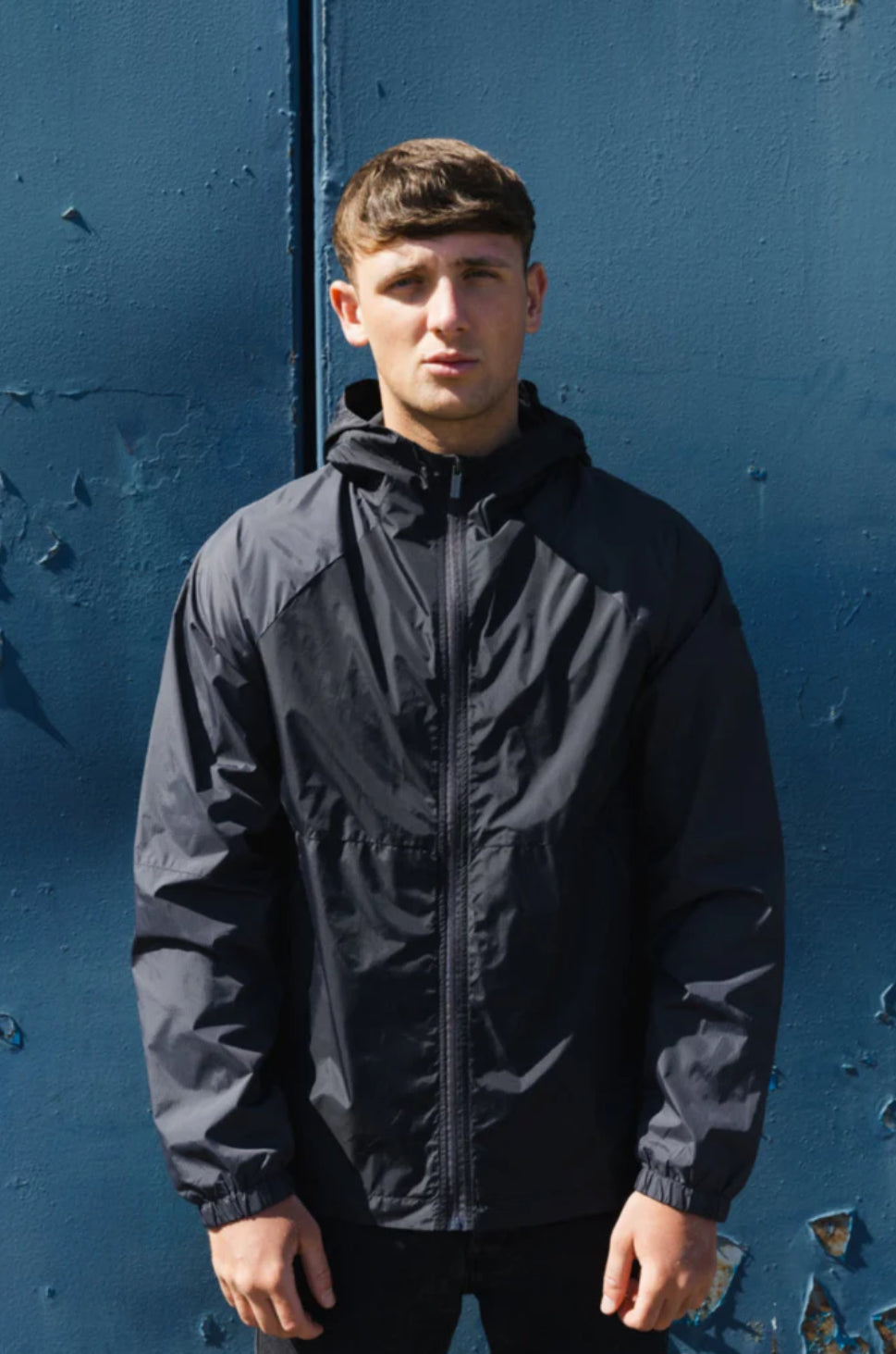 ROCCO JACKET :: ZWART/GRIJS