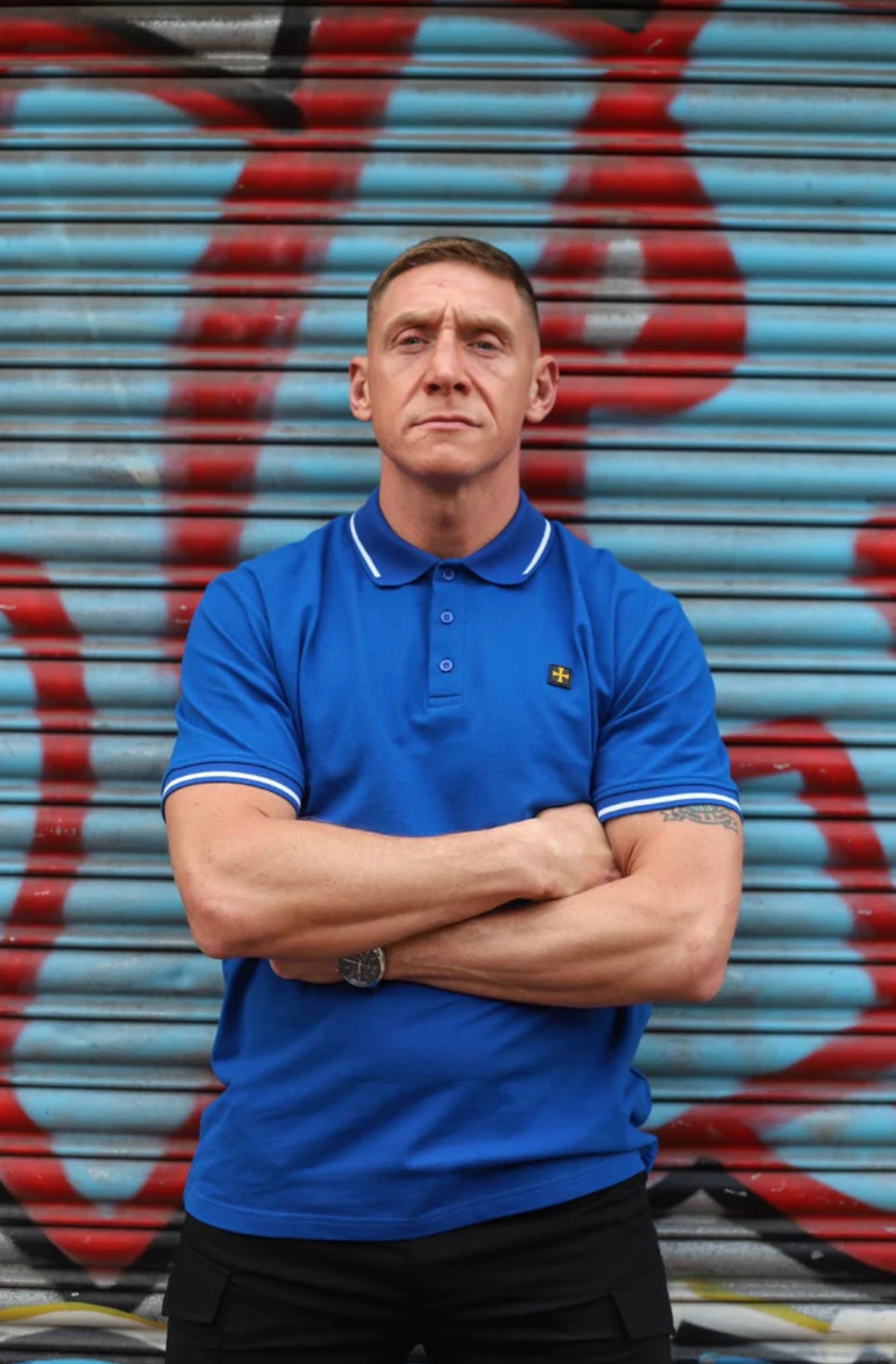 POLO PIQUÉ PREMIUM :: BLEU ROYAL / BLANC