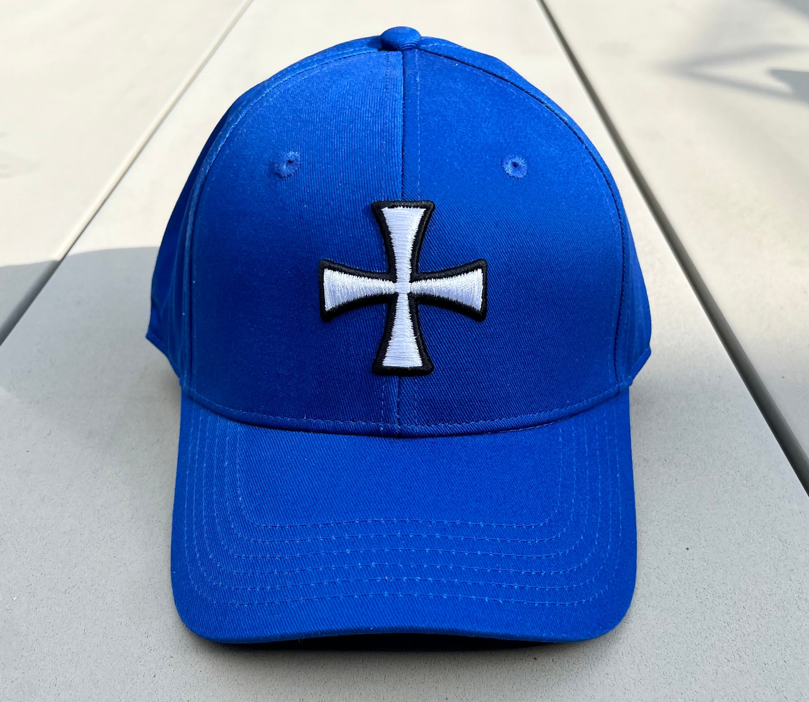 CULT COTTON CAP :: COBALT/WHITE