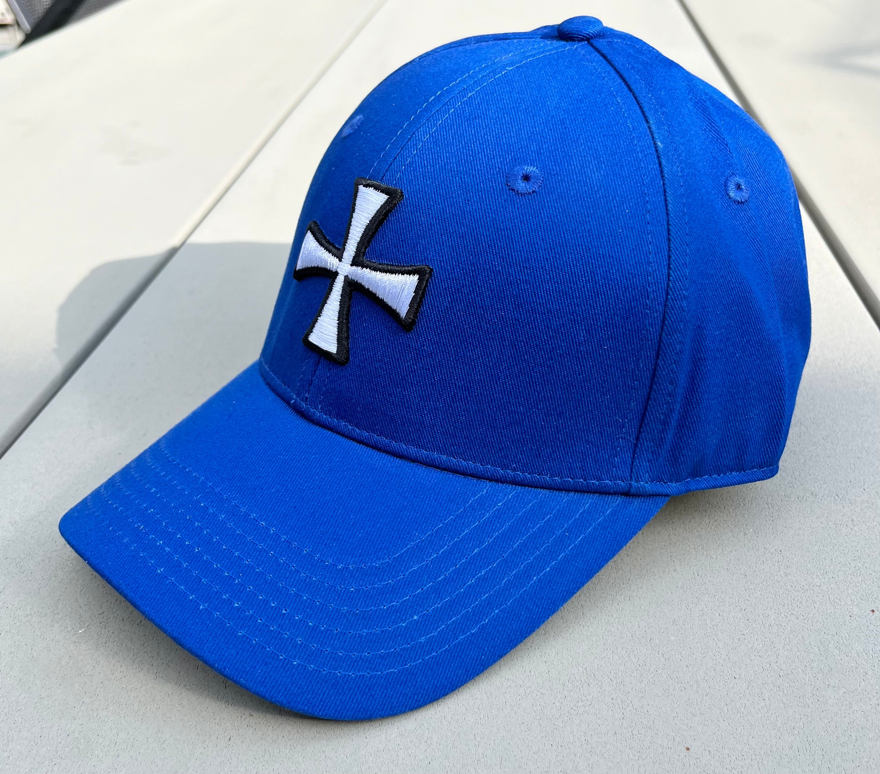 CULT COTTON CAP :: COBALT/WHITE