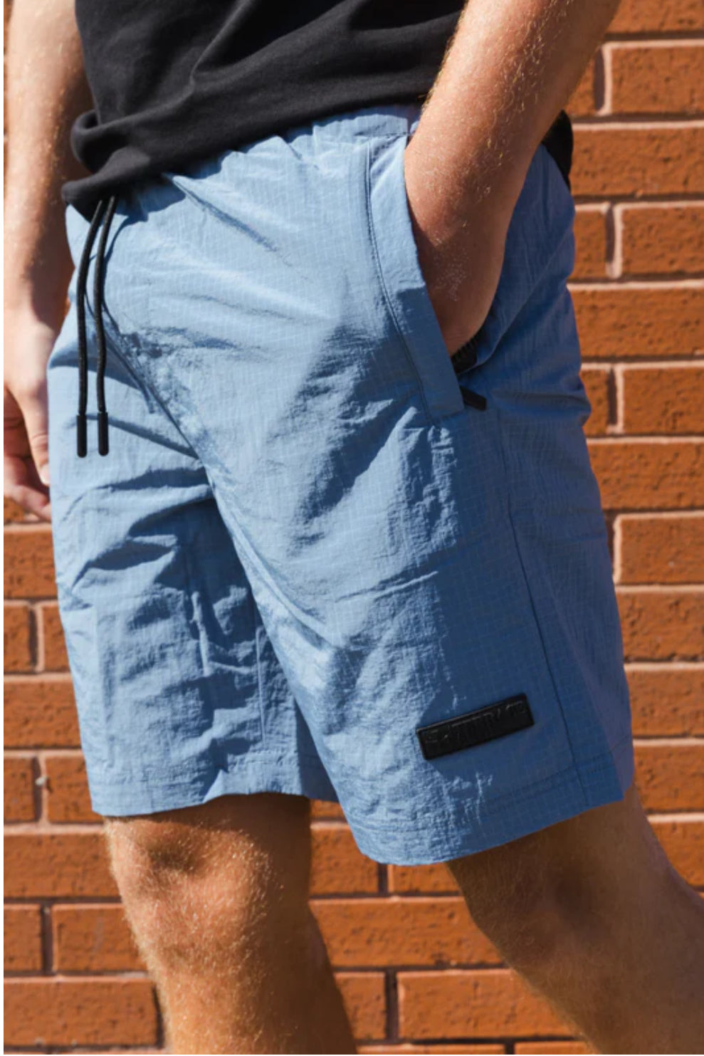 TINO RESORT SHORT :: STEEL BLUE