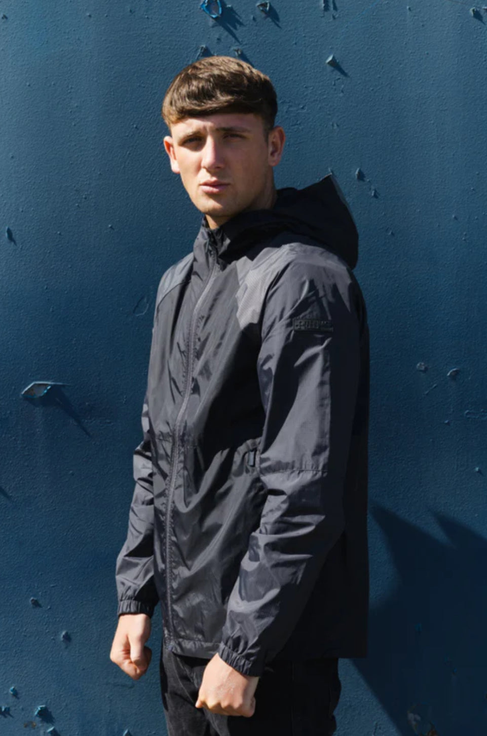 ROCCO JACKET :: ZWART/GRIJS