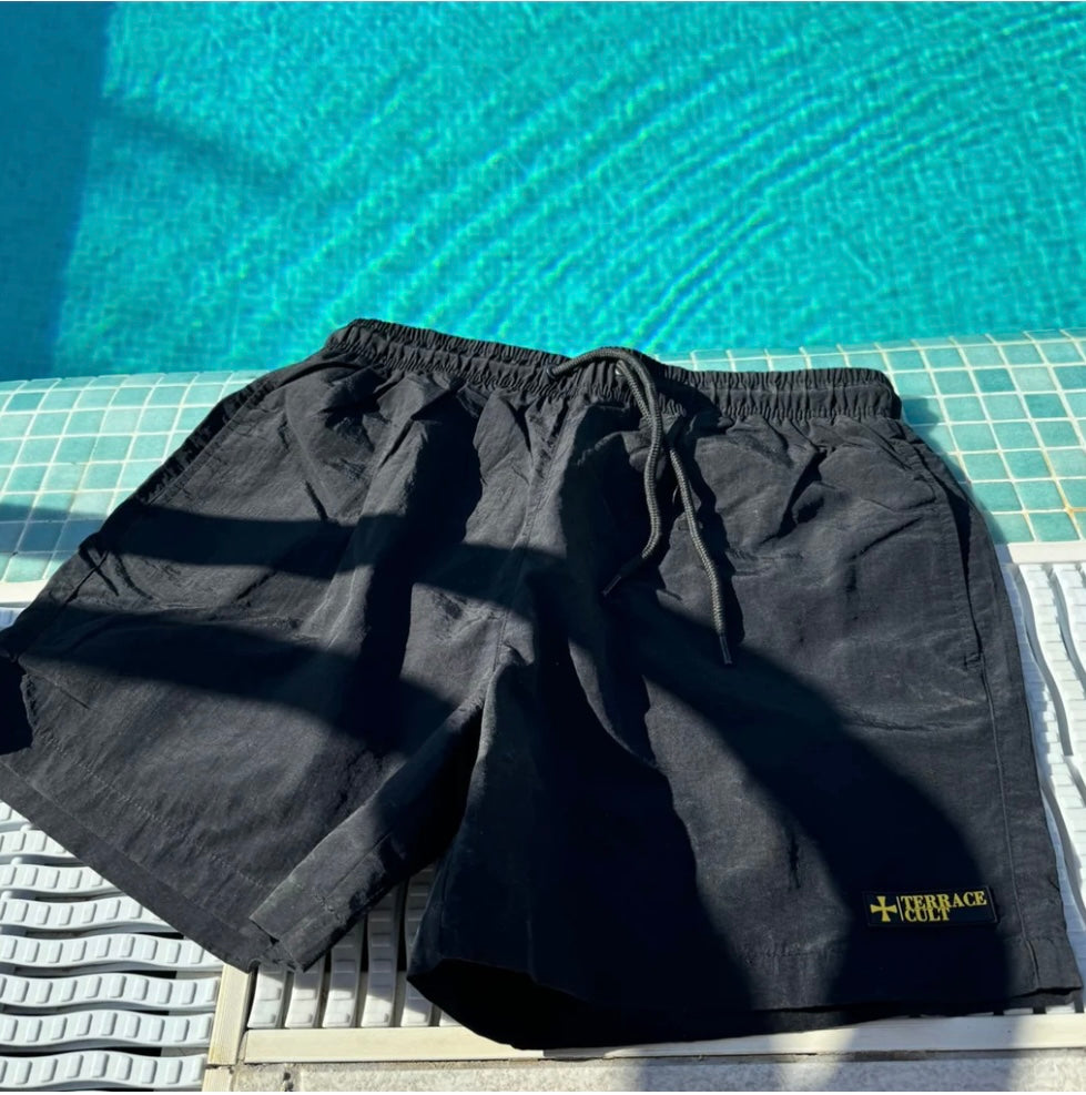 TERRACE SWIM SHORTS :: ZWART