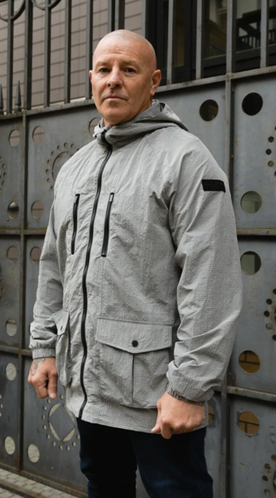 TESSIO JACKET :: GRIJS