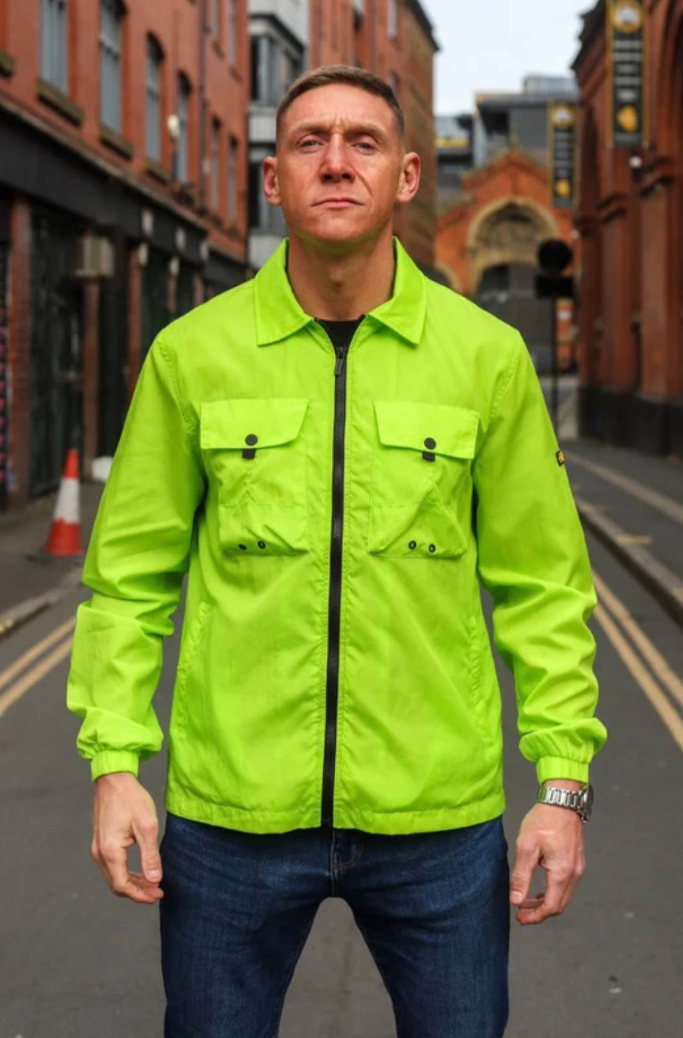 SALVATORE OVERSHIRT :: LIME GREEN