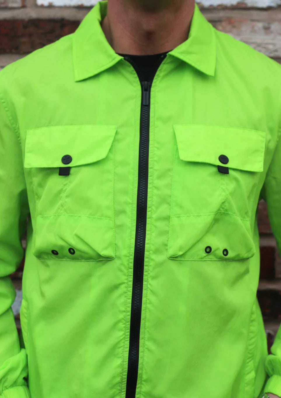 SALVATORE OVERSHIRT :: LIME GREEN