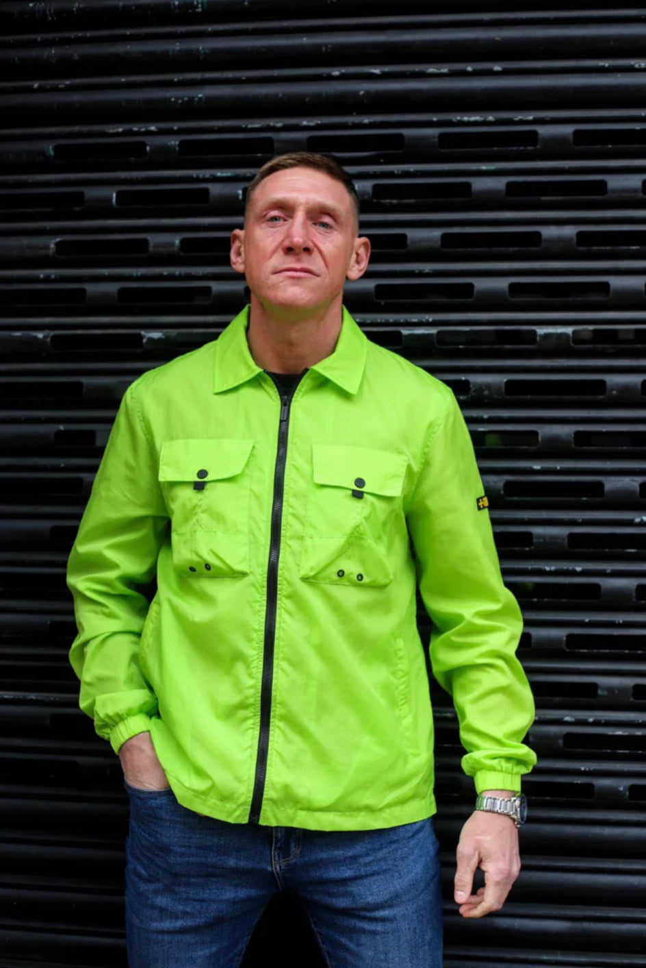 SALVATORE OVERSHIRT :: LIME GREEN