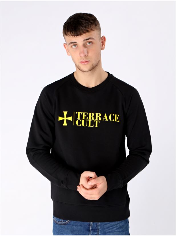 LOGO SWEATER :: ZWART