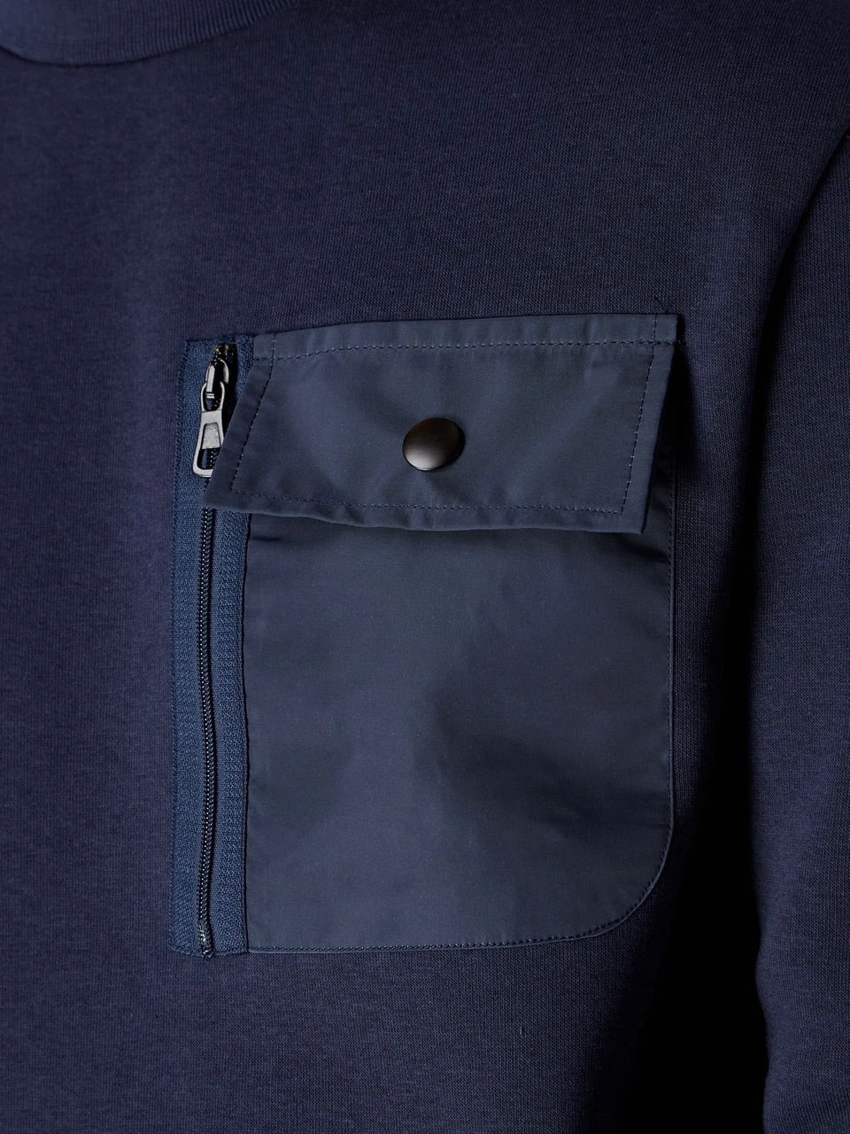 TERRACE CULT POCKET SWEATER :: NAVY