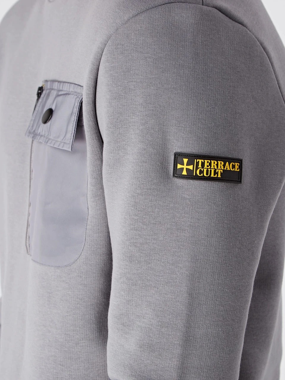 TERRACE CULT POCKET SWEATER :: GRIJS