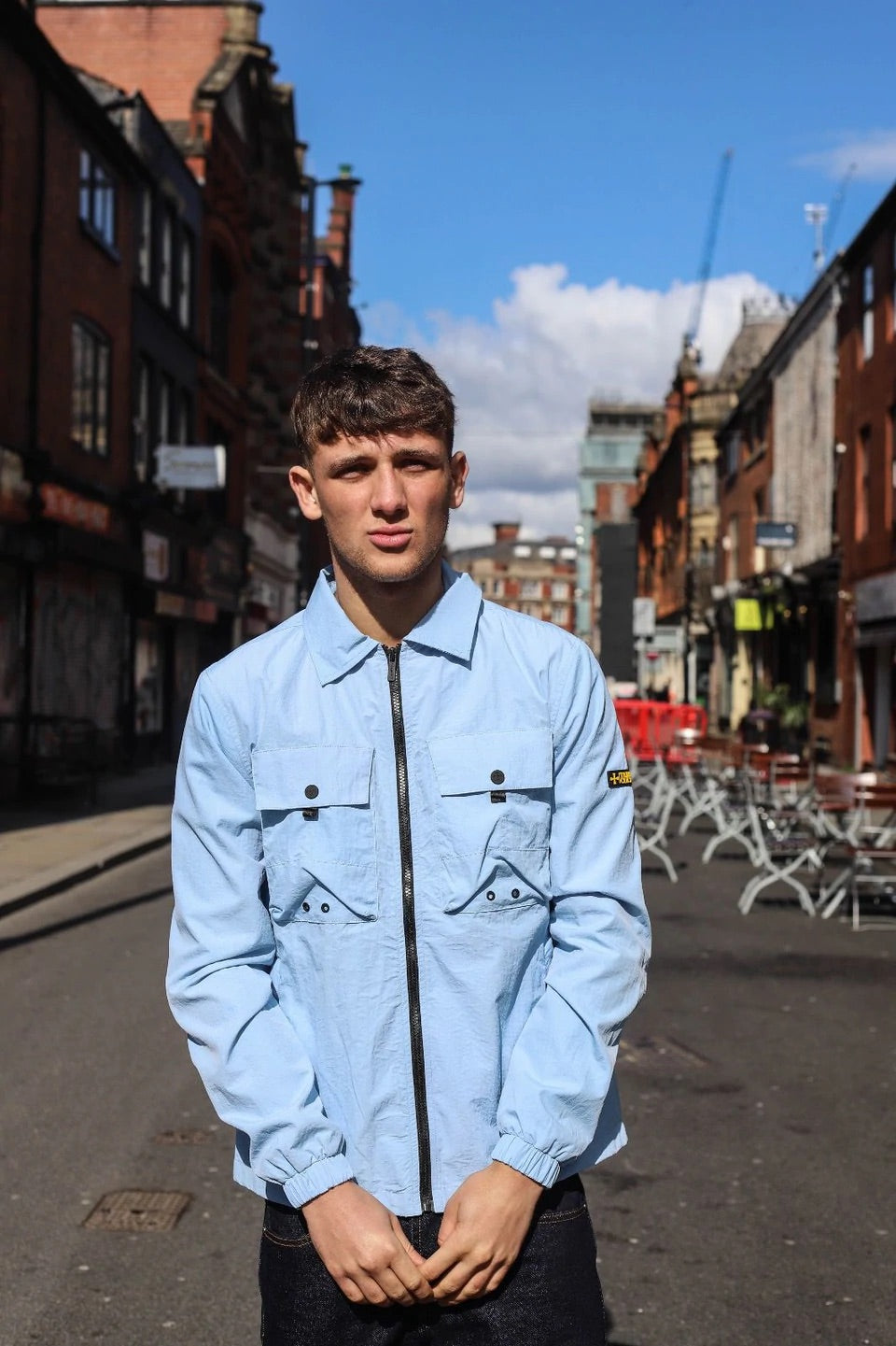 SALVATORE OVERSHIRT :: SKY BLUE