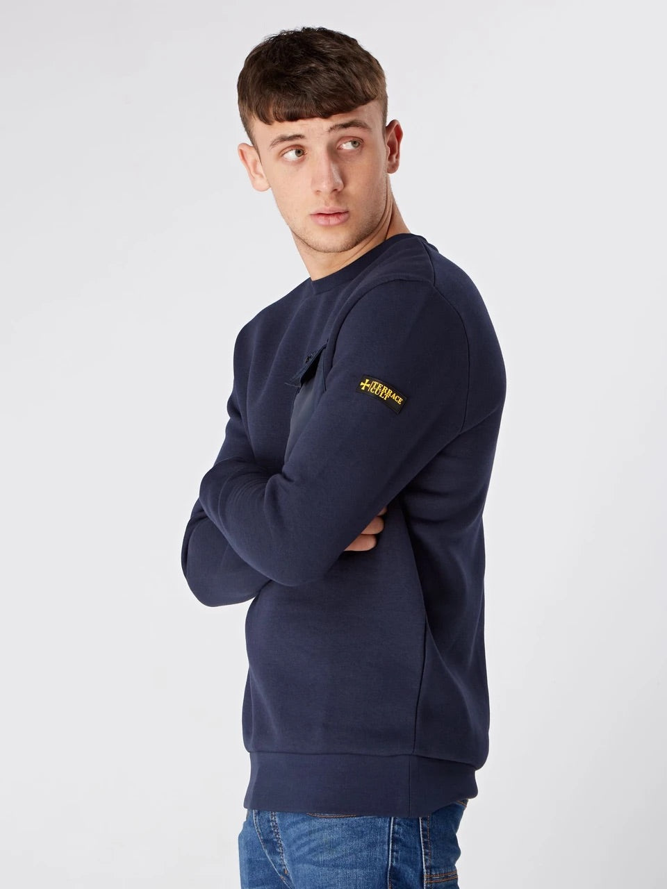 TERRACE CULT POCKET SWEATER :: NAVY