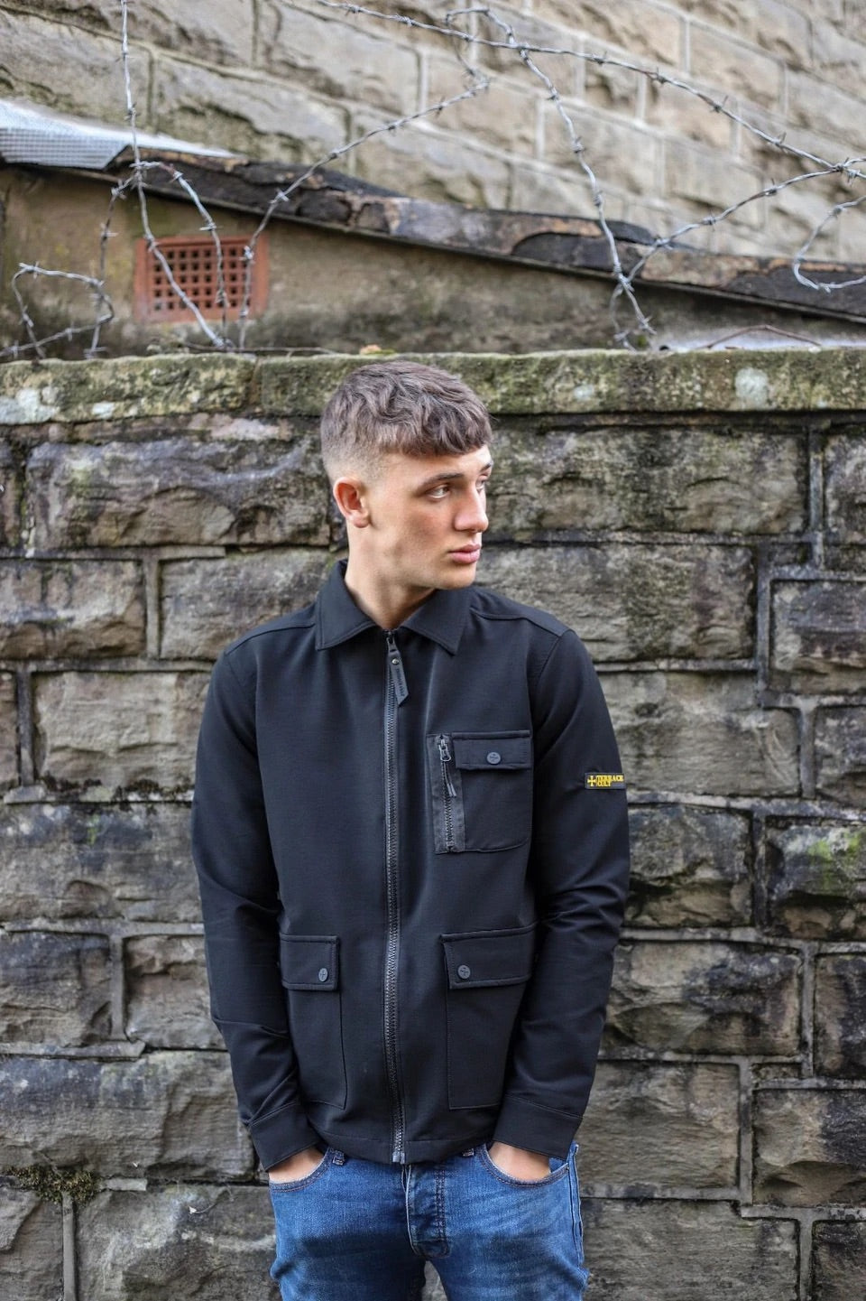 PIETRO OVERSHIRT :: ZWART