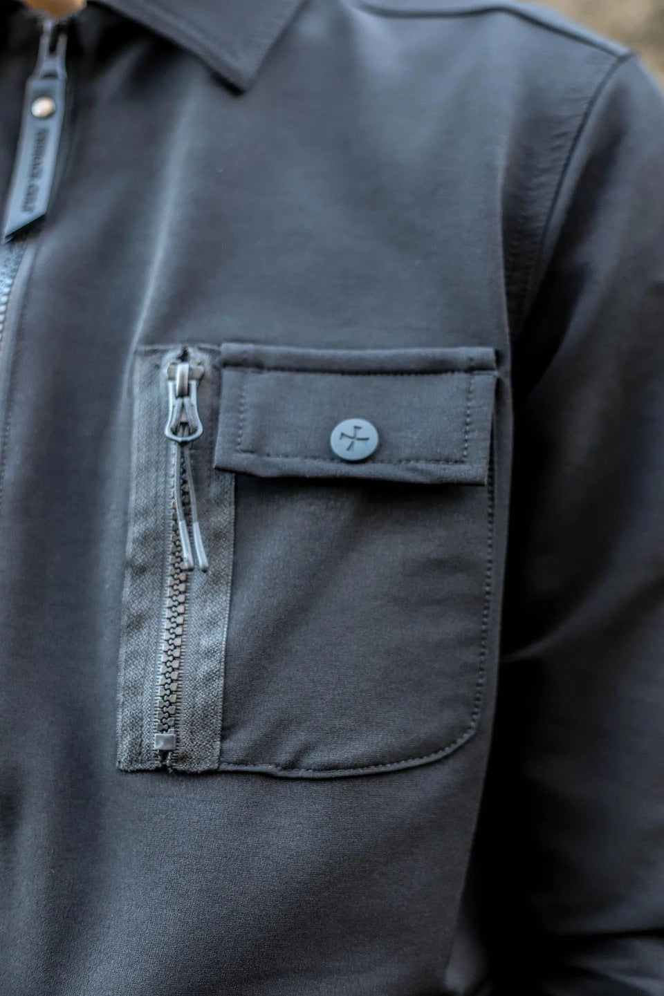 PIETRO OVERSHIRT :: ZWART