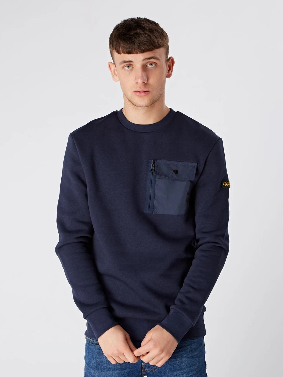 TERRACE CULT POCKET SWEATER :: NAVY