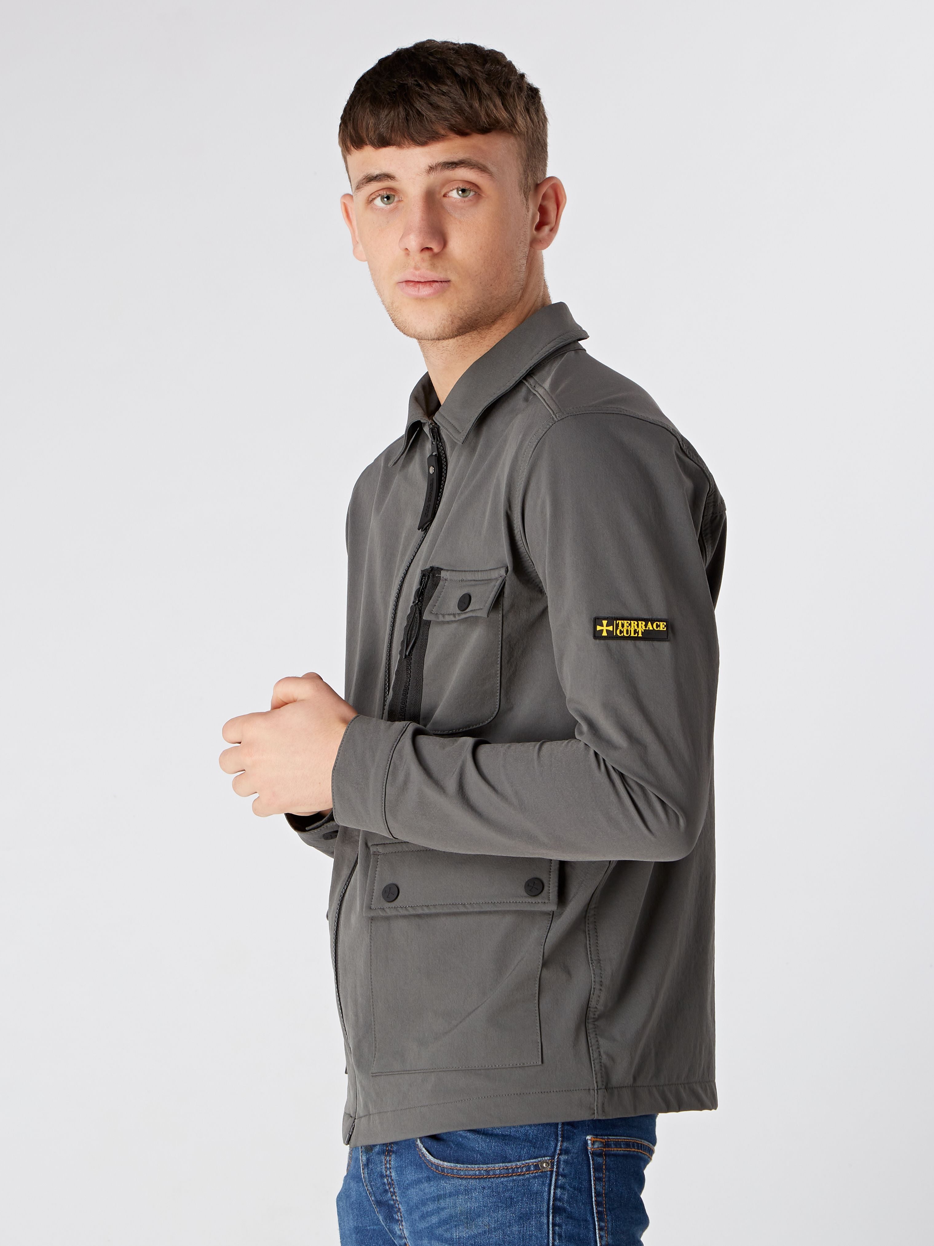 PIETRO OVERSHIRT :: GRIJS